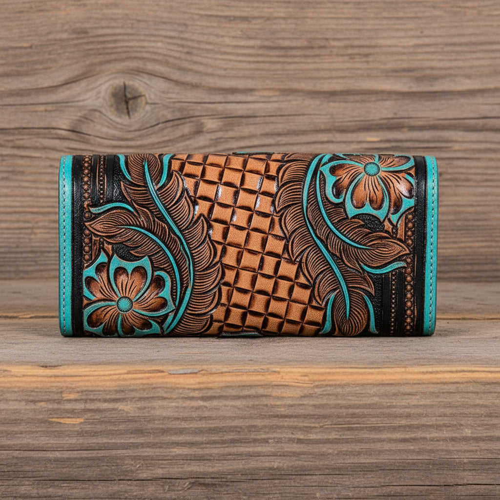 Flower Crest Ridge Wallet