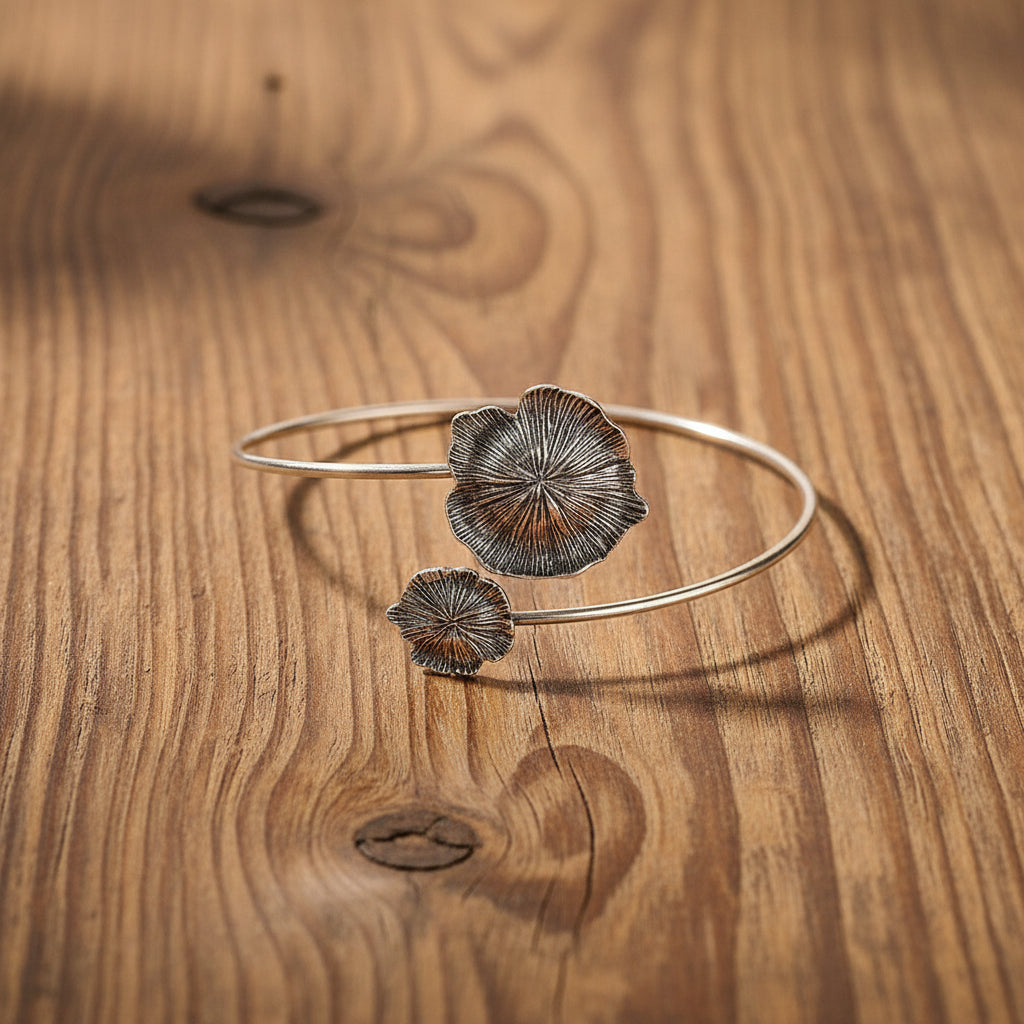 Wildflower Moon Turquoise Stone Bracelet in Rodeo Blue