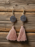 Pink Salt Dangles