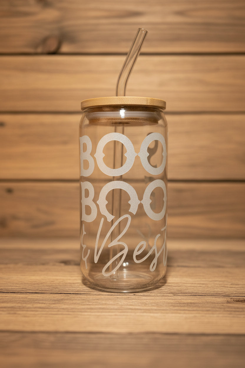 Boots, Booze & Besties Libbey Glass