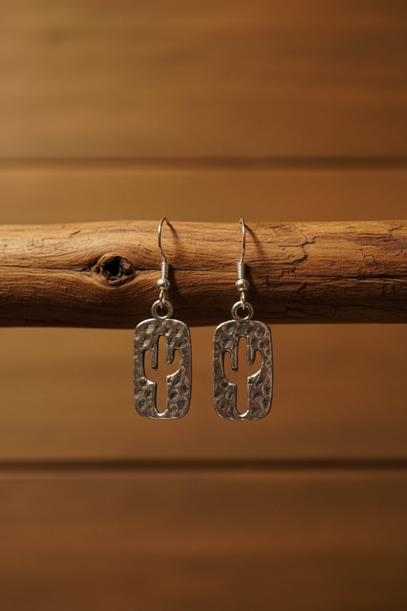 Crushed Cactus Dangles