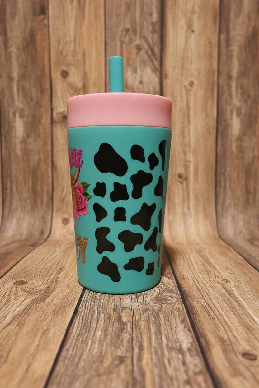 Just a Little Moody Kids Tumbler