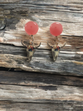 Candy Apple Longhorn Dangles